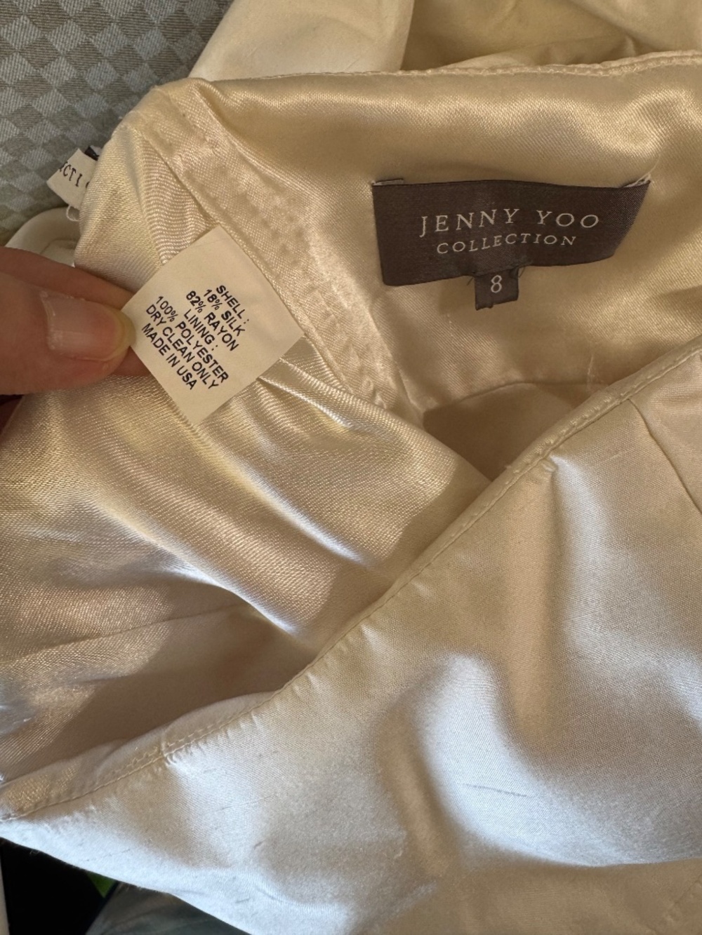 Jenny Yoo wedding dress. Size 8 - Picture 3 of 9